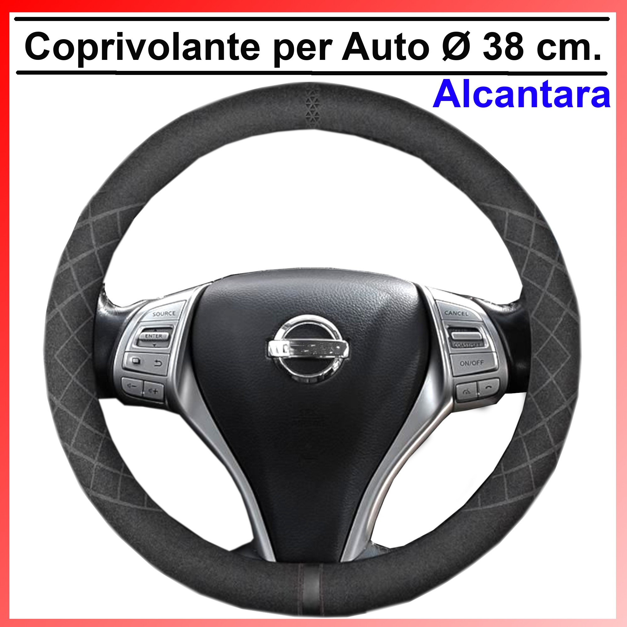 Coprivolante inserto rosso